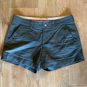 Olive green shorts